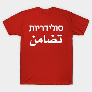 Solidarity (Hebrew/Arabic) T-Shirt